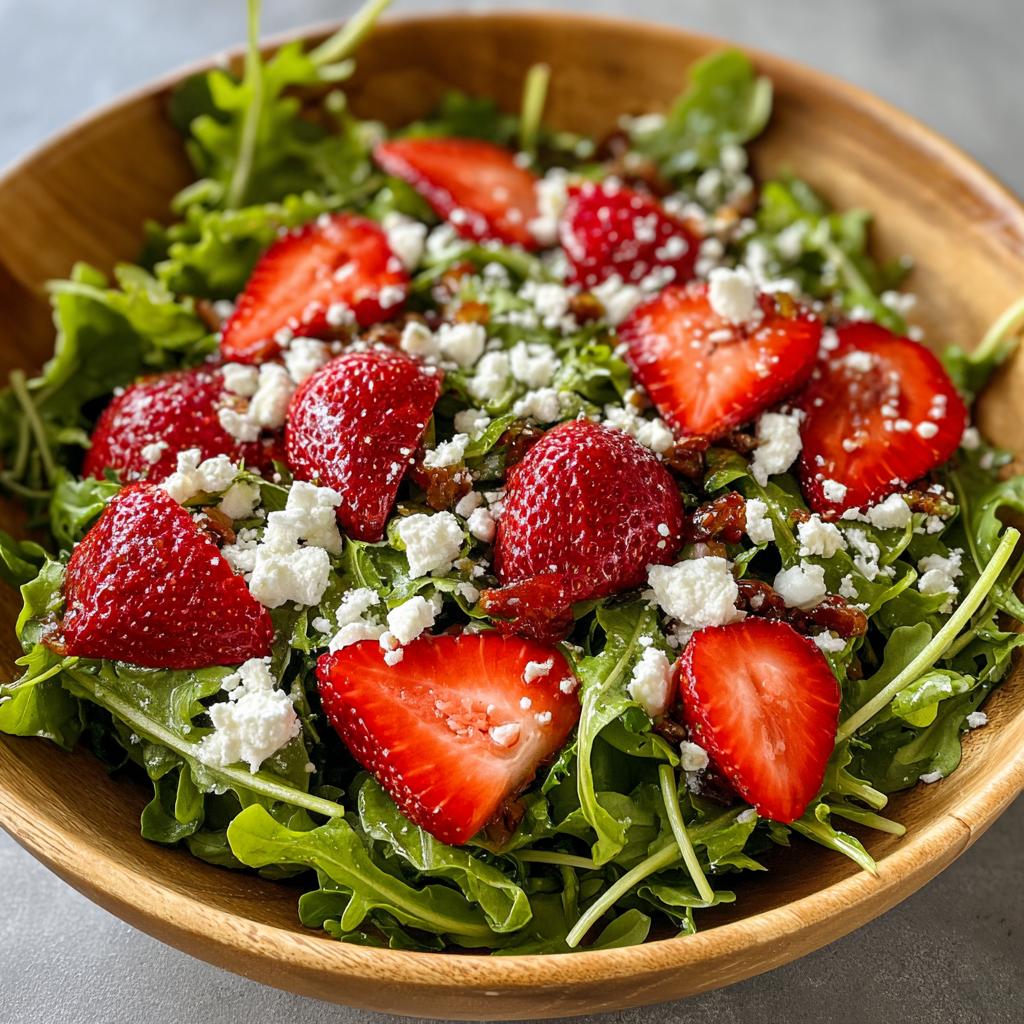 Strawberry Feta Rocket Salad