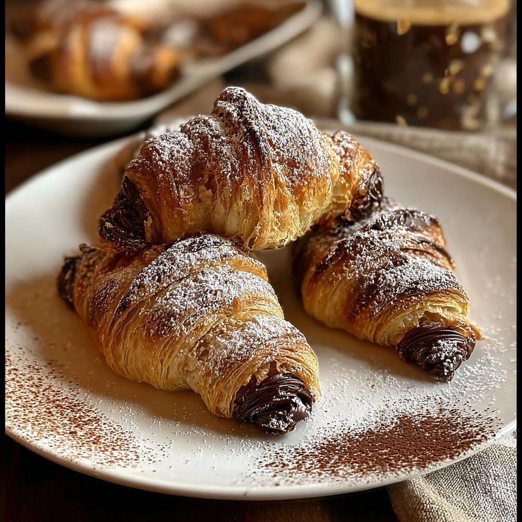 Bat Wing Chocolate Croissants