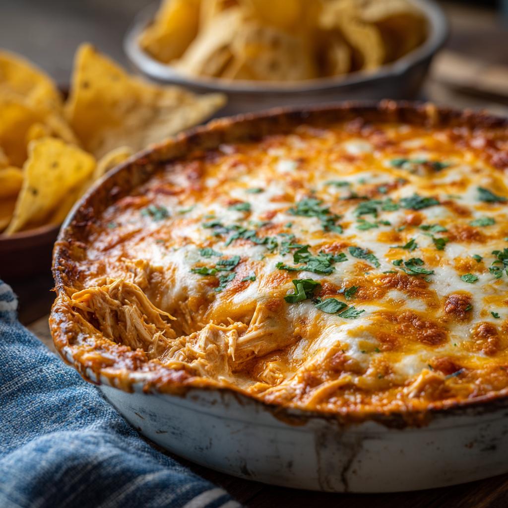 Graveyard Chicken Enchilada Dip