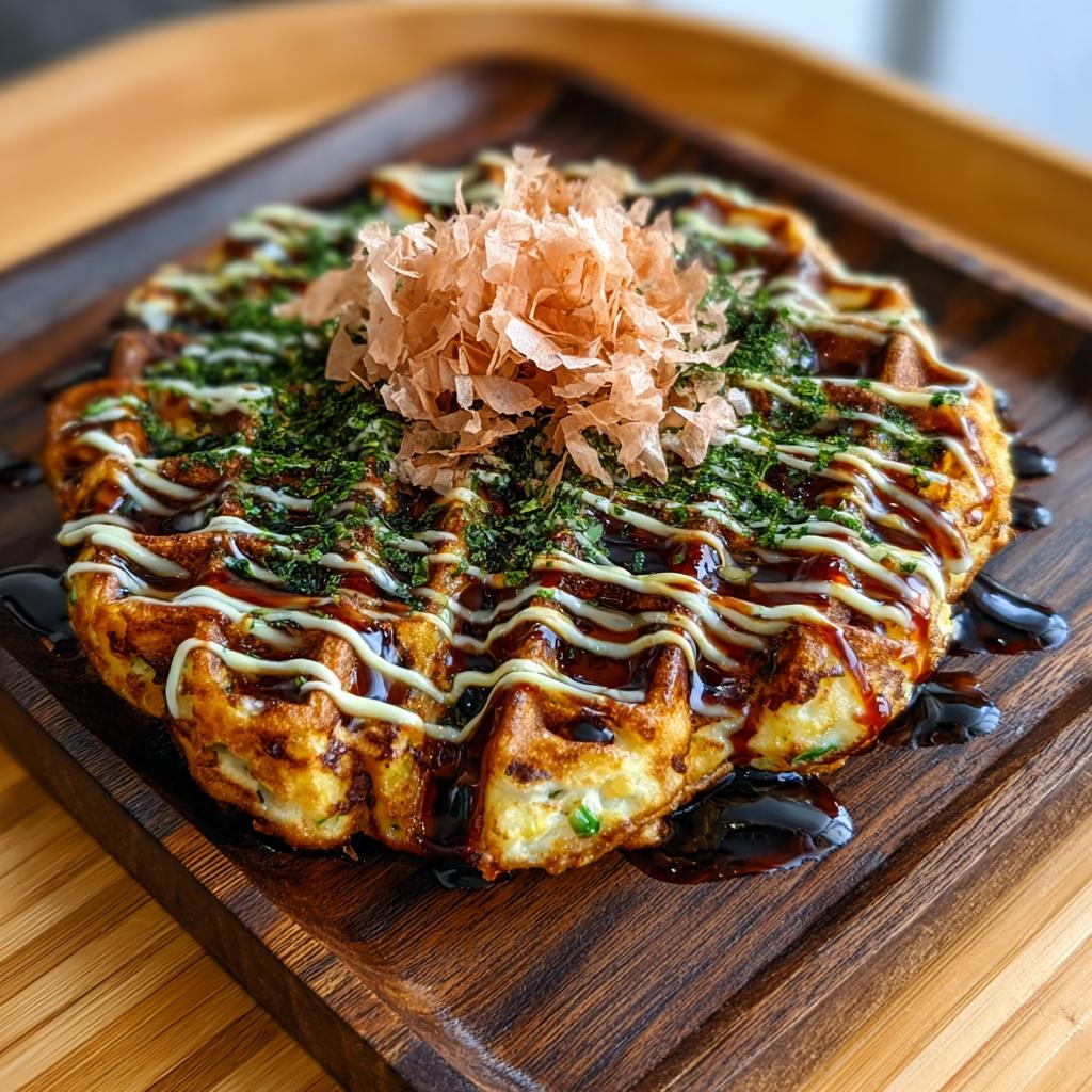 Osaka Okonomiyaki Waffles
